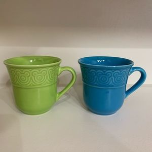 Fiesta looking Disney Mickey Mouse Silhouette mugs